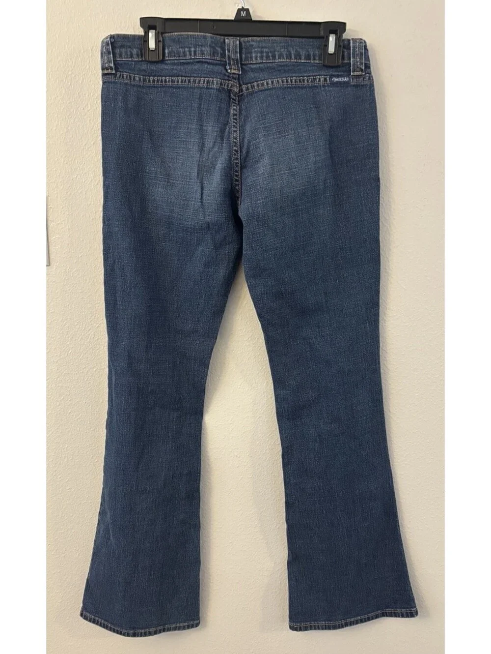 Vintage Dark Wash Front Pocket Just U.S.A. Bootcut Jeans Juniors Size 9